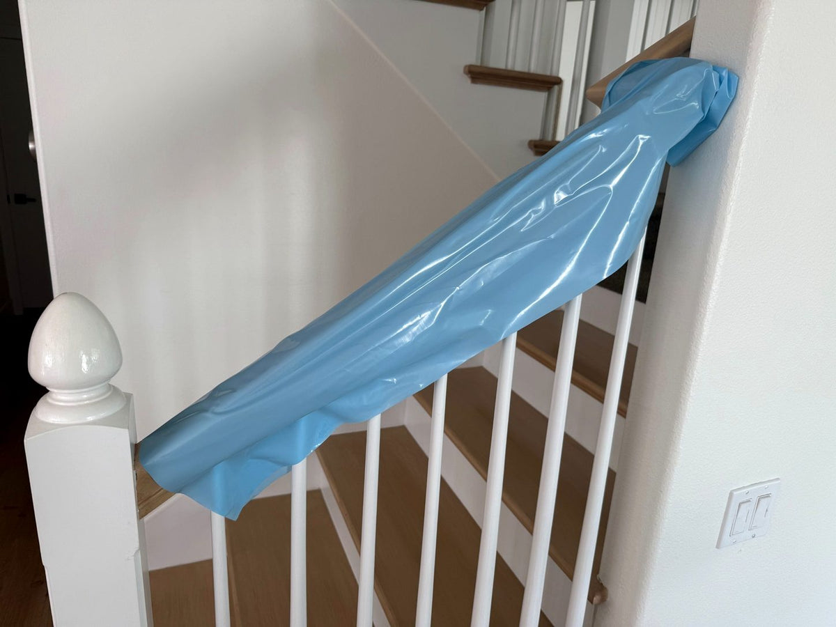 Floor MultiSurface FR Film on Stair Railing