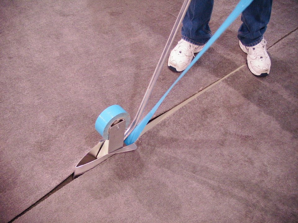 Professional carpet plow used by flooring installers for an easy and clean finish